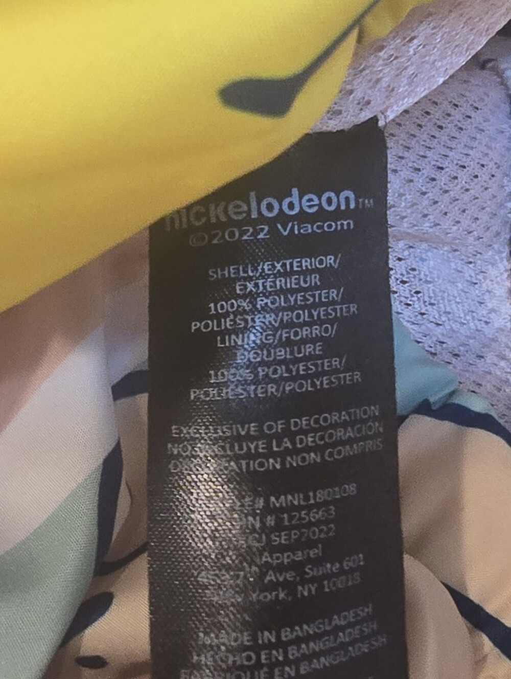 Nickelodeon Rugrats X Members Only Pastel Jacket With Hood - Picture 5 of 7